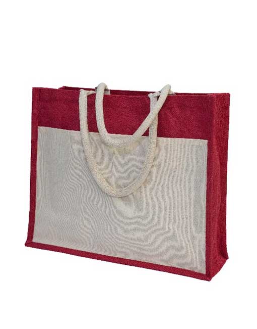 JB03 Jute Bag Red
