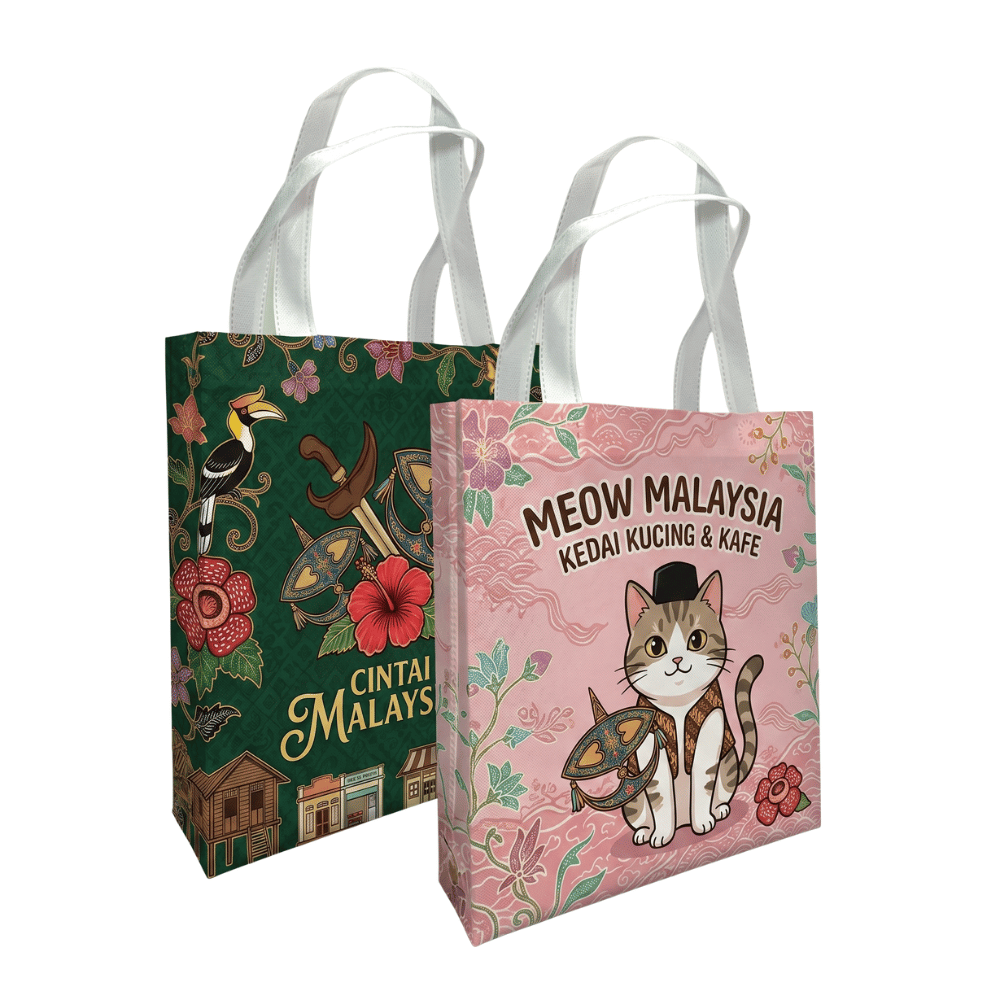 custom a4 full sublimation non woven bag malaysia